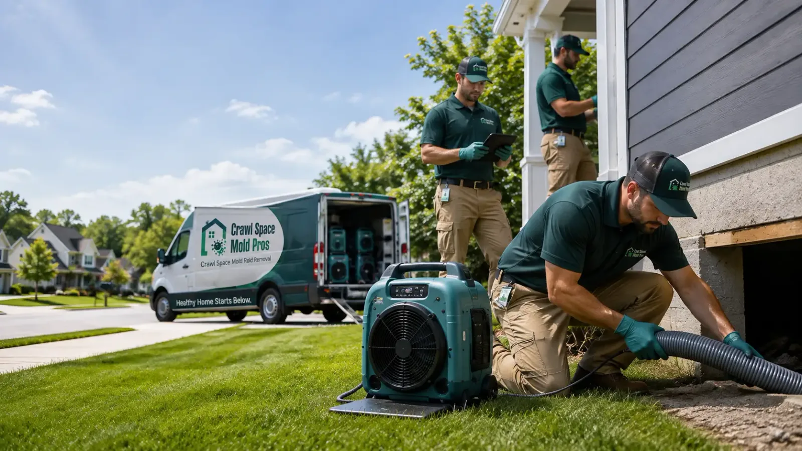 Crawl Space Mold Removal in Ullin, IL
